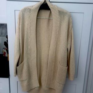 Victoria’s Secret Coat Sweater Size S/P Cream